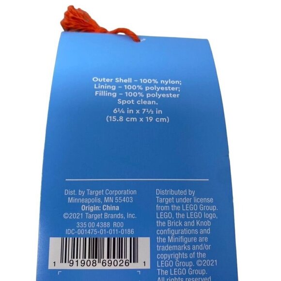 Lego x Target Zipper Pouch Color Block Stripes Outer - Picture 4 of 4